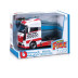 Bburago kamion Mercedes Benz Actros Gigaspace, červeno-bílá, 1:43