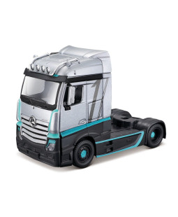Bburago kamion Mercedes Benz Actros Gigaspace, stříbrná, 1:43