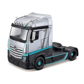 Bburago kamion Mercedes Benz Actros Gigaspace, stříbrná, 1:43