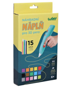 Náhradní náplně do 3D pera WIKY 15x3 m