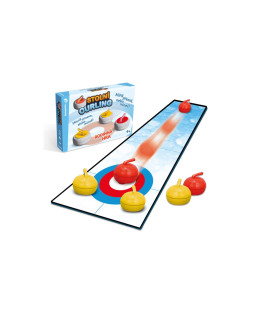 Curling, stolní společenská hra - 34x23x6cm