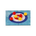 Curling, stolní společenská hra - 34x23x6cm