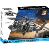 COBI 5817 Armed Forces vrtulník Sikorski UH-60 Black Hawk,1:32, 905 kostek