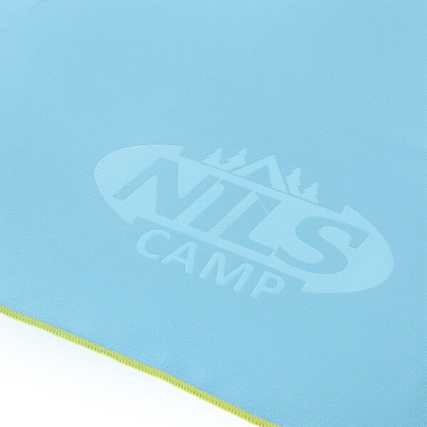 Ručník z mikrovlákna NILS Camp NCR12 modrá-zelená