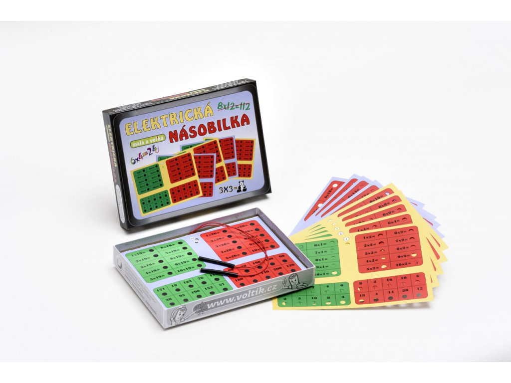 Voltík Didaktická hračka Elektrická násobilka