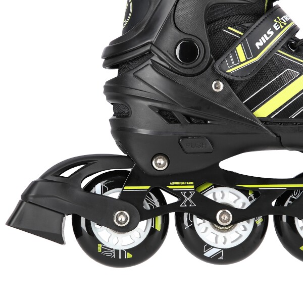 Brusle NILS Extreme NH18191 2v1 černo-žluté S(29-33)