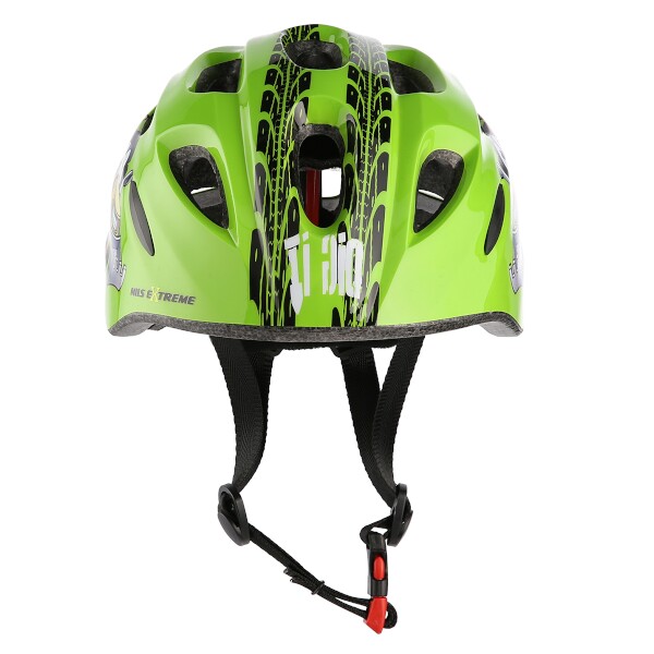 Helma s blikačkou NILS Extreme MTW01 zelená vel XS (44-48)