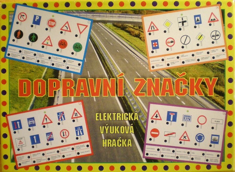 Voltík Elektronická hra Dopravní značky