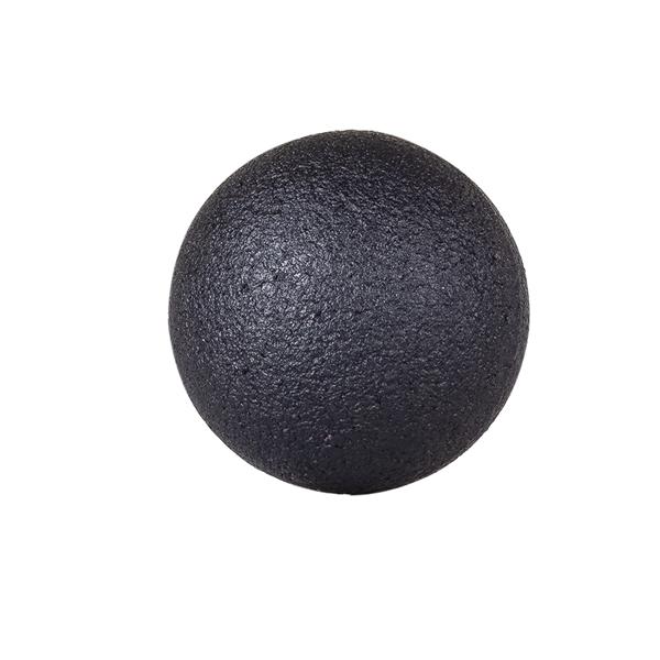 Masážní míč HMS BLM01 Lacrosse Ball, 10 cm, černý