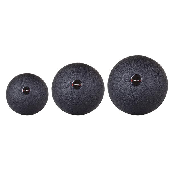 Masážní míč HMS BLM01 Lacrosse Ball, 10 cm, černý