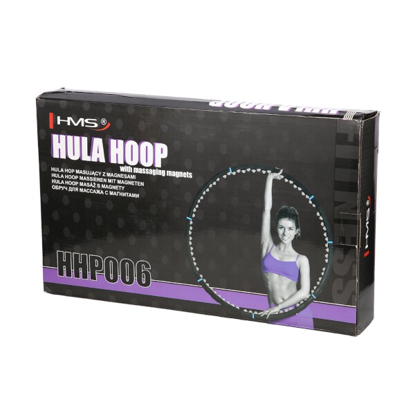 Masážní hula hoop obruč HMS HHP006, průměr 98 cm