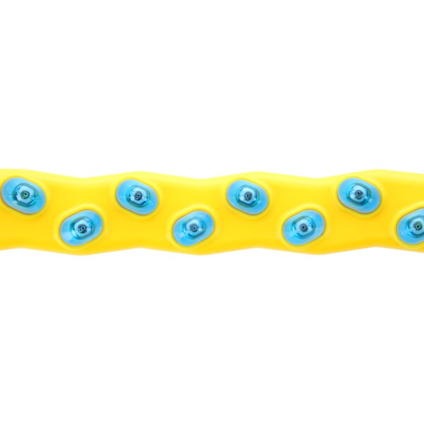 Hula-hop obruč HMS HHP022 žluto-modrá, 110 cm