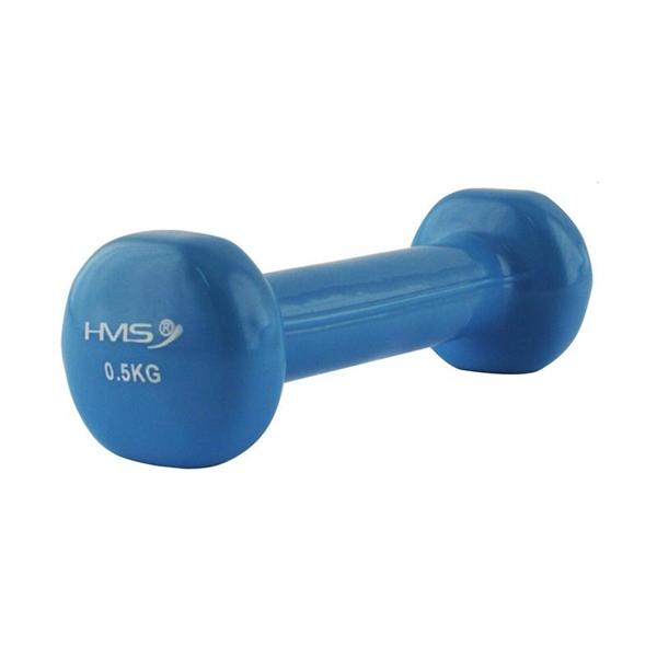 Litinová činka pokrytá vinylem HMS, 0,5 kg