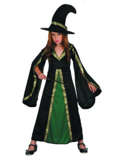Dětský kostým na karneval Čarodějka, 120-130 cm