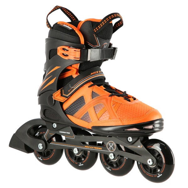 Kolečkové brusle NILS Extreme NA14112 oranžové vel. 39