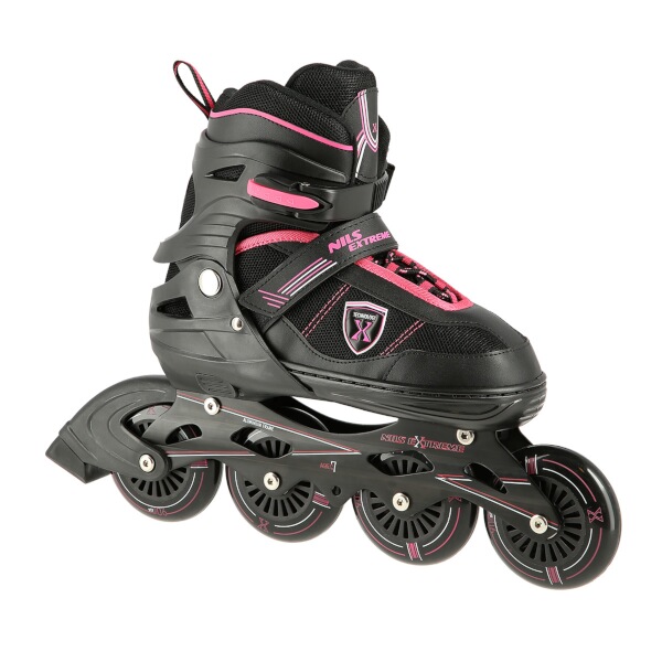 Kolečkové brusle NILS Extreme NA19088 růžové vel.M (35-38)