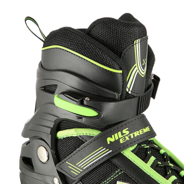 Kolečkové brusle NILS Extreme NA19088 zelené vel. L (39-42)