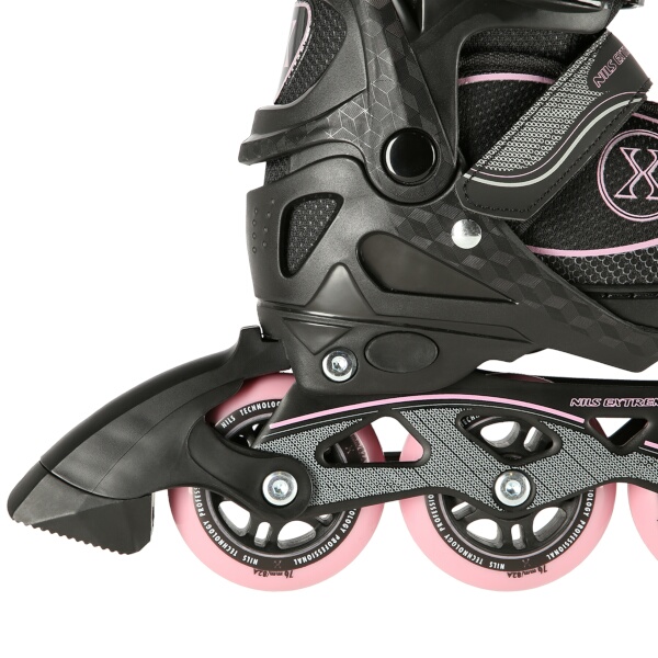 Kolečkové brusle NILS Extreme NA11008 fialové vel.M (35-38)