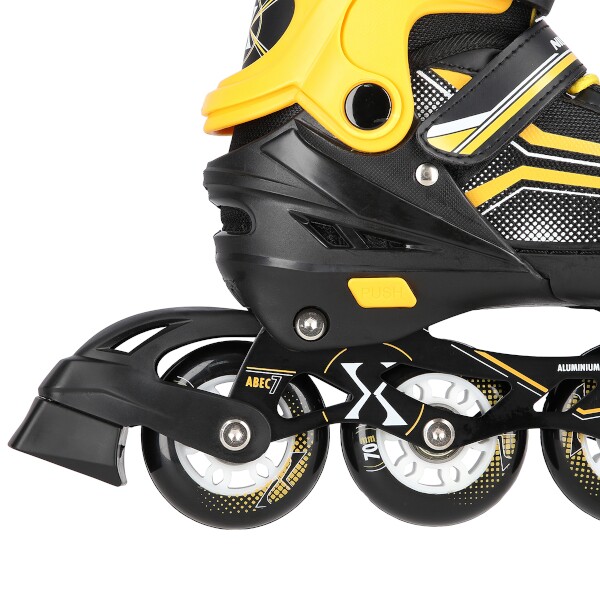 Brusle NILS Extreme NH18190 2v1 černo-oranžové vel. M (34-38)