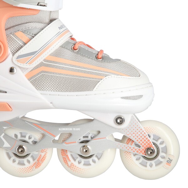 Brusle NILS Extreme NH18190 2v1 bílo-růžové vel.M (34-38)