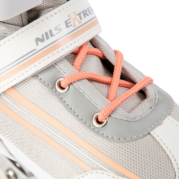 Brusle NILS Extreme NH18190 2v1 bílo-růžové L(39-43)