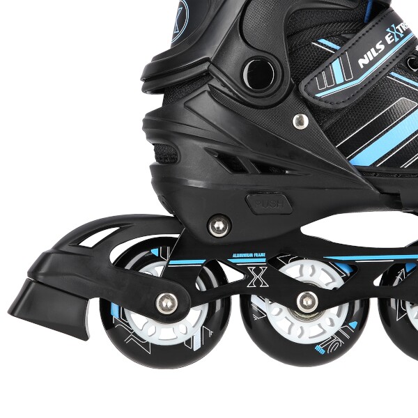 Brusle NILS Extreme NH18191 2v1 černo-modré M(34-38)