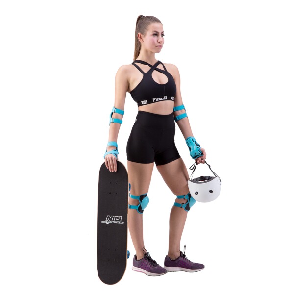 Souprava chráníčů NILS Extreme H704 modrá, vel. L
