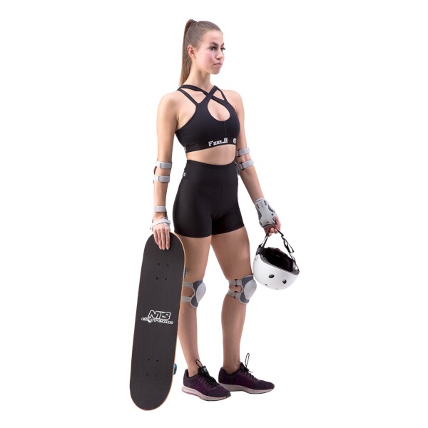 Souprava chráníčů NILS Extreme H704 šedá, vel. M