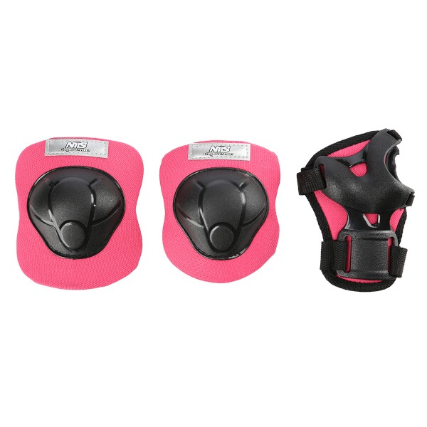 Helma s chrániči NILS Extreme MTW01+H210 růžová VEL.S