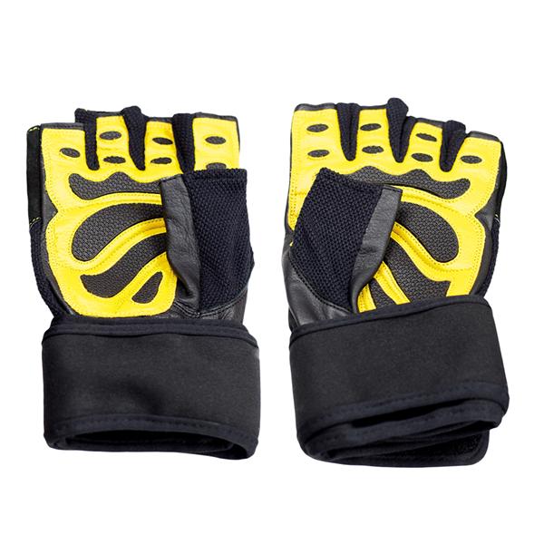 FITNESS RUKAVICE ŽLUTÉ RST01 HMS XL