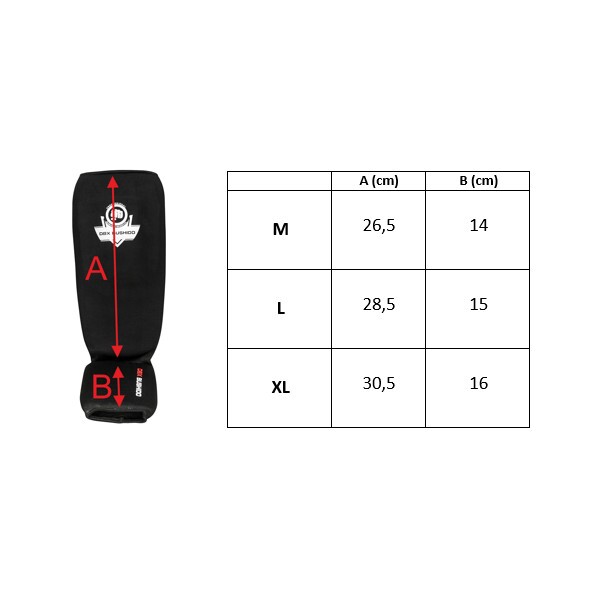 Chrániče holení a nártu DBX BUSHIDO SP-20v2 XL