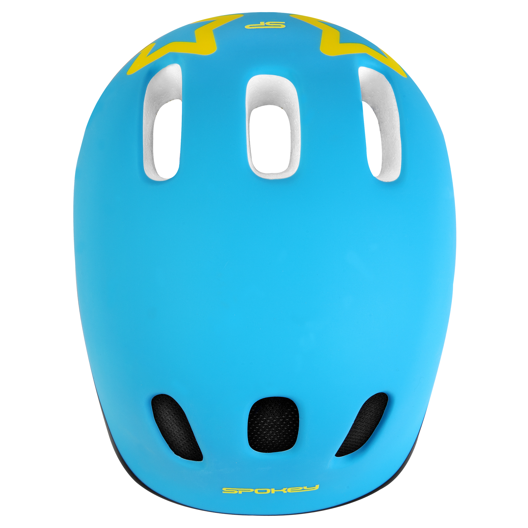 Spokey Stars Dětská cyklistická přilba 52-56 cm, Modrá