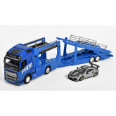 Bburago kamion Volvo FH16 w a Porsche 911 GT2 RS 1:43