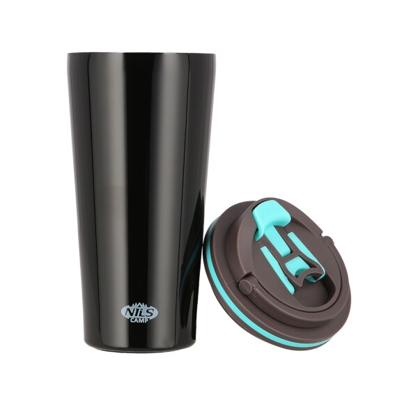 Termohrnek NILS Camp NCB18 černý, 500 ml.