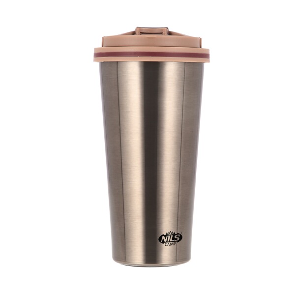 Termohrnek NILS Camp NCB18 hnědý, 500 ml.