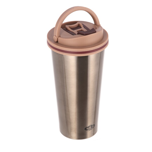 Termohrnek NILS Camp NCB18 hnědý, 500 ml.
