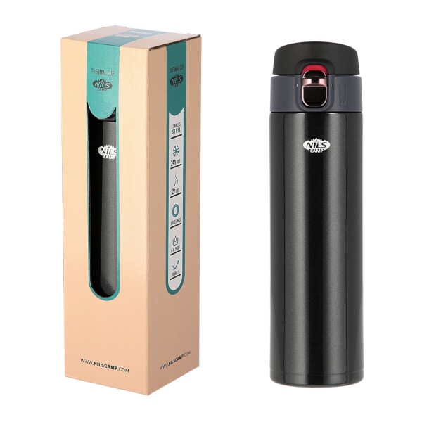 Termoska NILS Camp NCB28 černá, 500 ml.