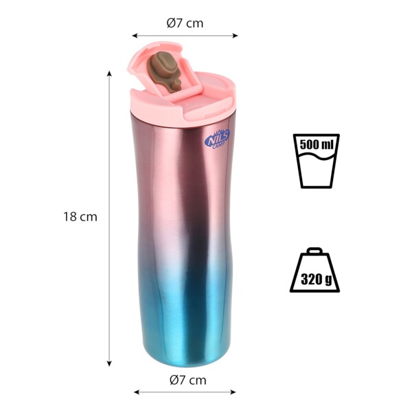 Termohrnek NILS Camp NCB21, 500 ml.