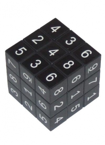 Sudoku kostka, Černá