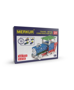 Merkur 031 Železniční modely, 211 dílů, 10 modelů