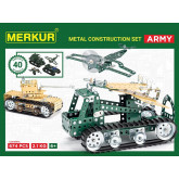 Merkur Army Set, 657 dílků, 40 modelů