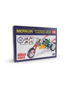 Merkur 018 Motocykly, 174 dílů, 10 modelů