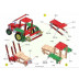 Merkur Farmer Set, 341 dílů, 20 modelů 