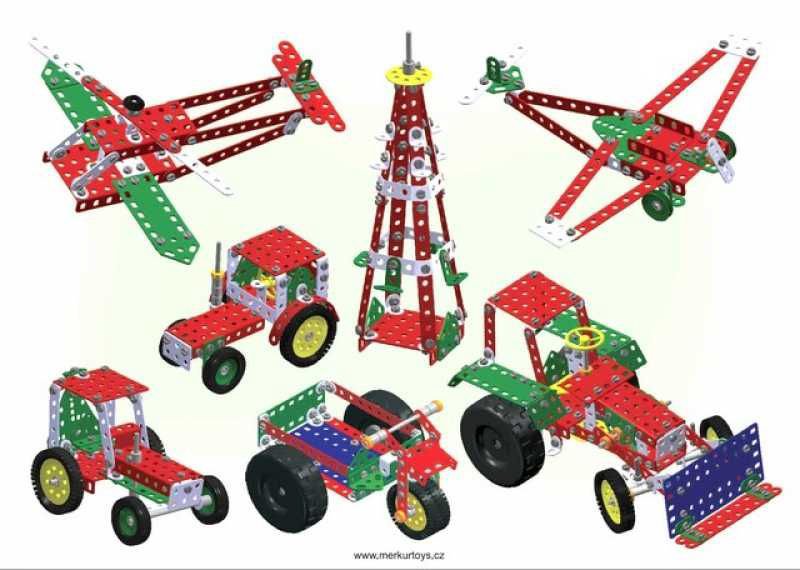 Merkur Farmer Set, 341 dílů, 20 modelů