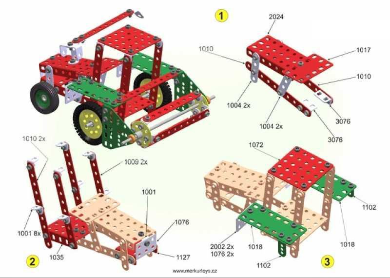 Merkur Farmer Set, 341 dílů, 20 modelů