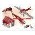 Merkur Red Baron, 680 dílů, 40 modelů