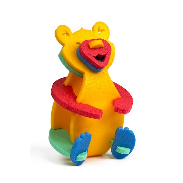 Pěnové puzzle 3D Medvídek