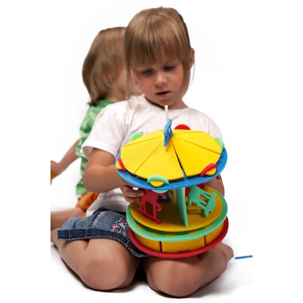 Pěnové puzzle 3D Kolotoč
