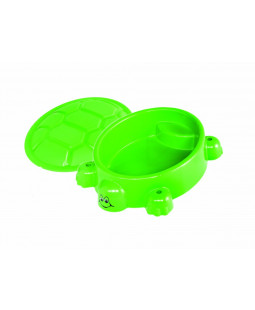 Pískoviště želva světle zelené s víkem
