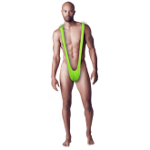 Borat Mankini plavky, Zelené 